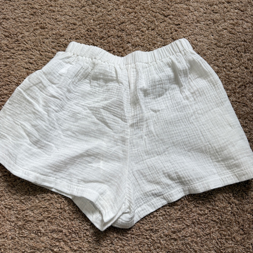 NWT Cupshe High Rise Cotton Shorts - Picture 4 of 4